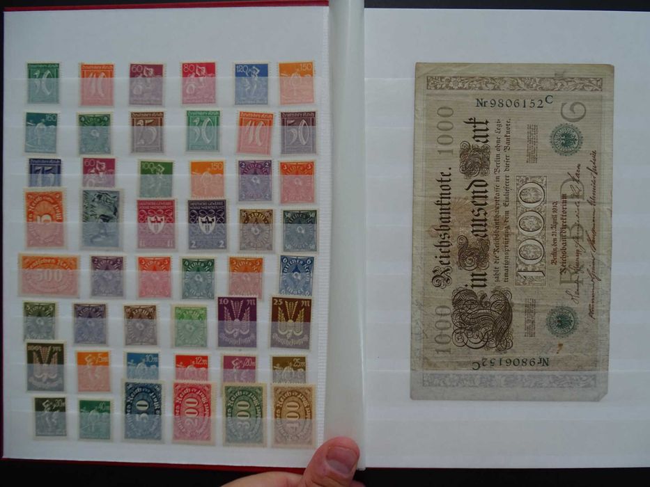 Germania Reich 1900-1945, Clasor cu timbre vechi Stamp/Nestamp (Lot 80