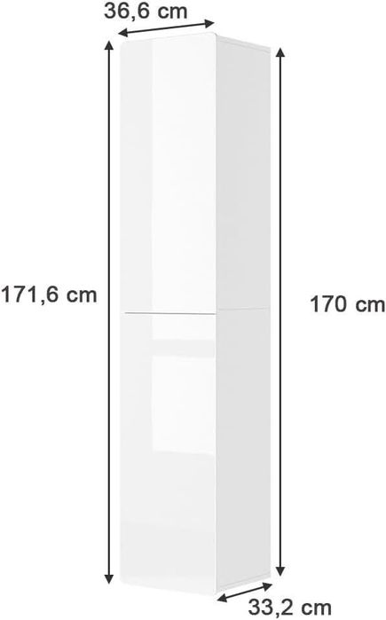 Висок шкаф за баня Vicco Izan HGL