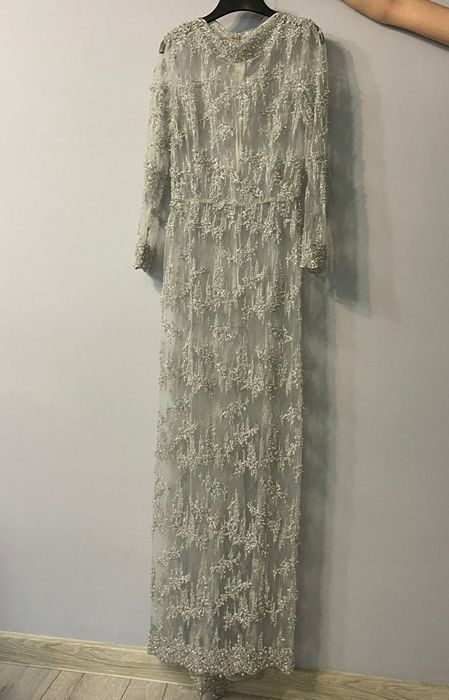 Rochie eleganta din dantela cu perle