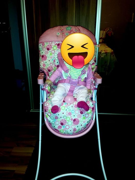 Scaun de masa bebeluși Bright Starts pliabil