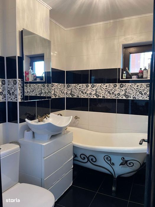 2 camere Calea Bucuresti, finisaje superioare, mobilat, centrala!