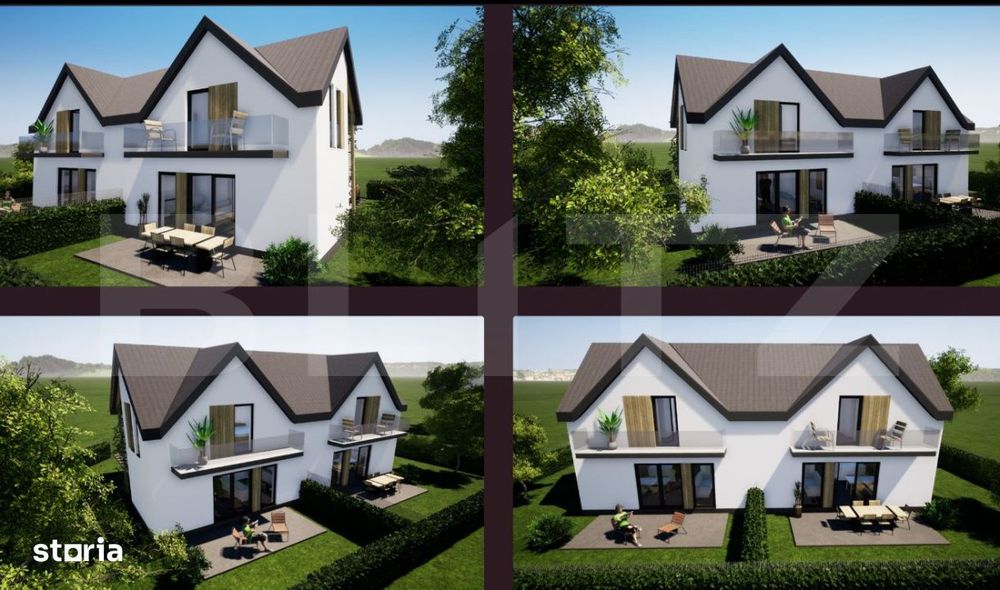 Casa tip duplex, 120 mp, intrare in Odoreu cartier rezidential
