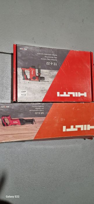 Hilti rotopercutor,sabie pe acumulator