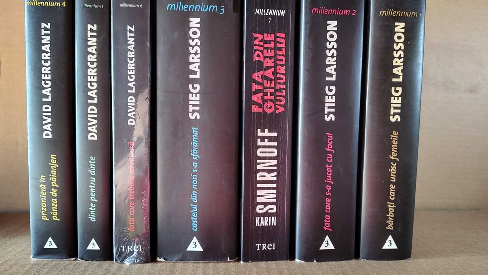 Stieg Larson; David Lagercrantz - seria Millenium (7 titluri)