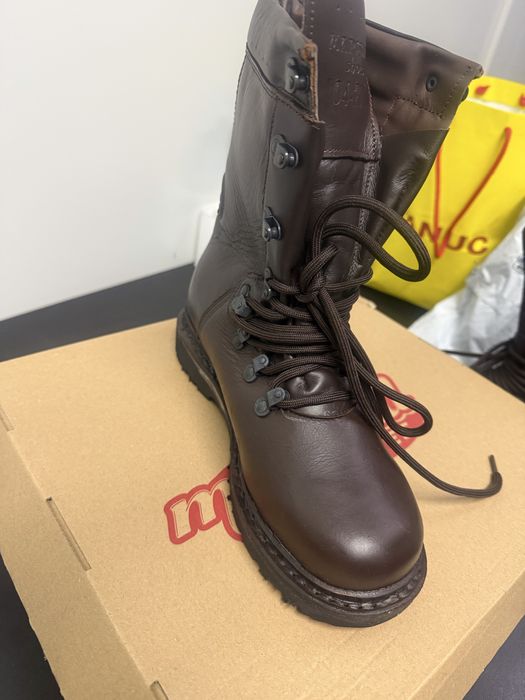 Bocanci de iarna maro militari