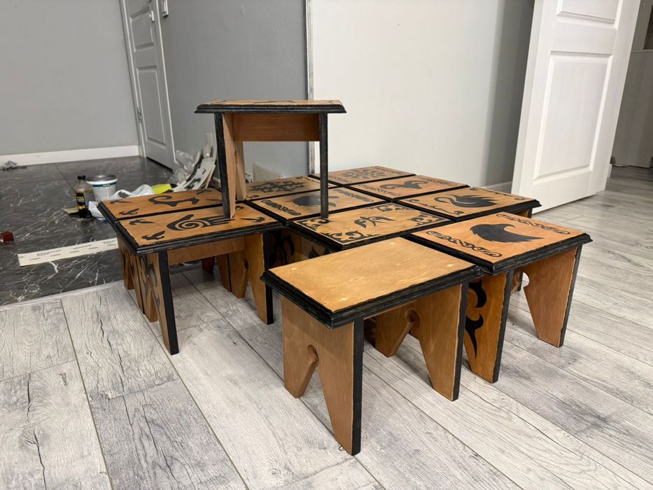 Самодельные табуретки