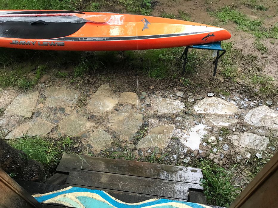 Jimmy Lewis U-boat, 12’6”x25, 223L, карбон, сърф, sup race