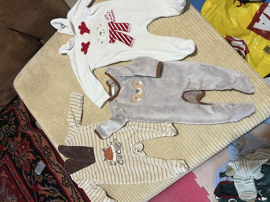 Лот дрехи за момче 0-6м