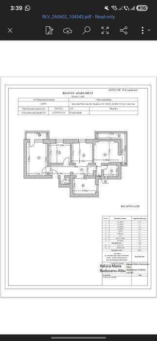 Apartament 4 camere, Zimbru, Dacia