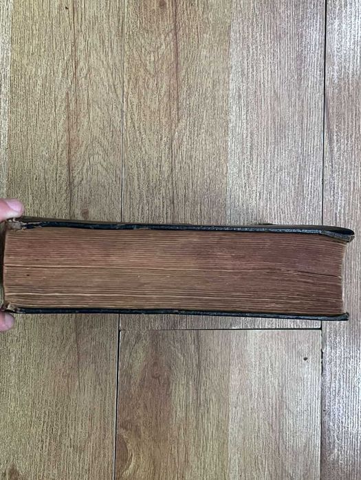 Biblia / Biblie veche ,  in limba engleza, an 1868 , 23x15x6 cm