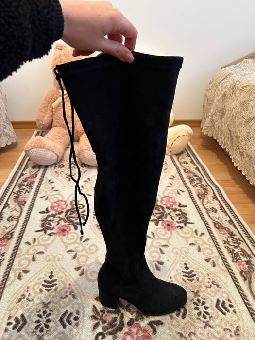 Дамски ботуши с ток