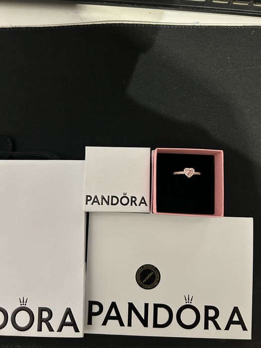 Inel Pandora roz