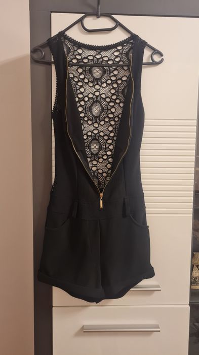 Salopeta scurta neagra XS-S