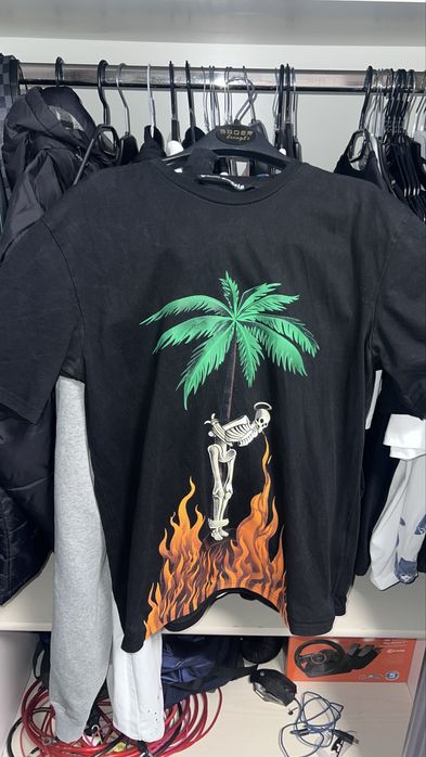 Tricou Palm Angels Firestarter – Marimea XL | Stare excelenta
