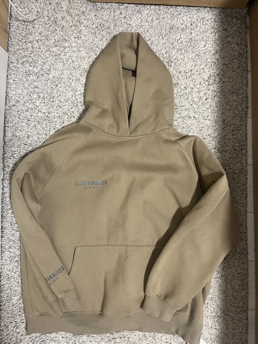 Essentials fear of Hod hoodie зелено