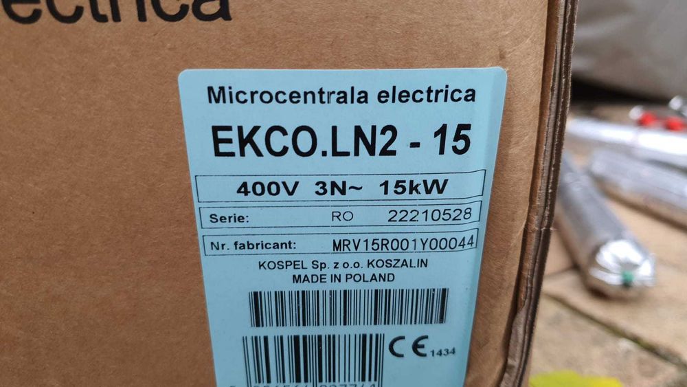 Centrala electrica Romstal EKCO.LN2-15 , noua in ambaj