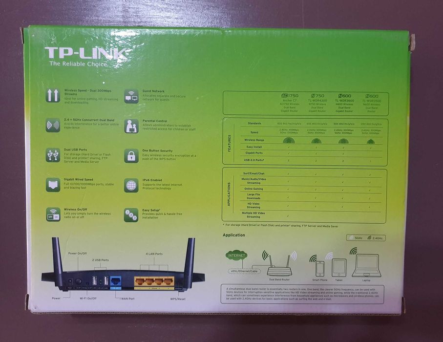 Router wireless N TP-LINK TL-WDR3600