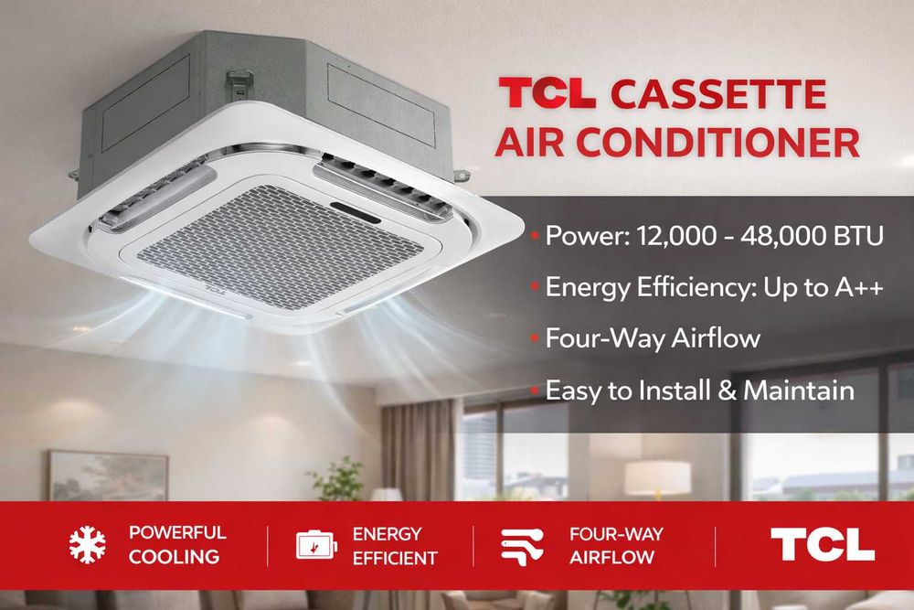 TCL kompaniyasining Kasetniy konditsioneri 18 talik