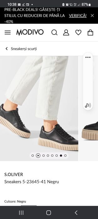 Adidasi damă Reebook din piele,albi, nr.38,5. Originali în cutie