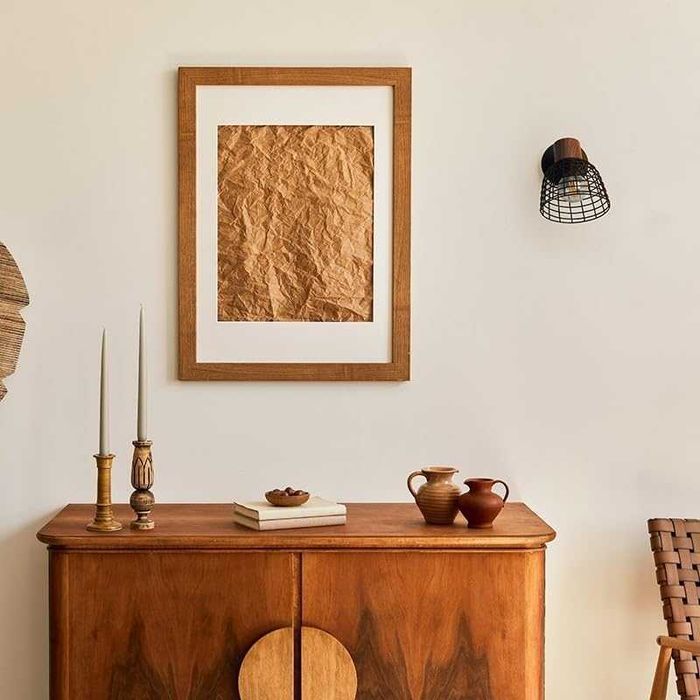 Индустриален Спот Maryland E14 Черен Метал и Дърво Акaция