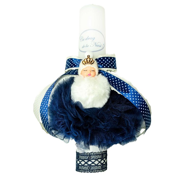 Lumanare pentru botez baieti - B01