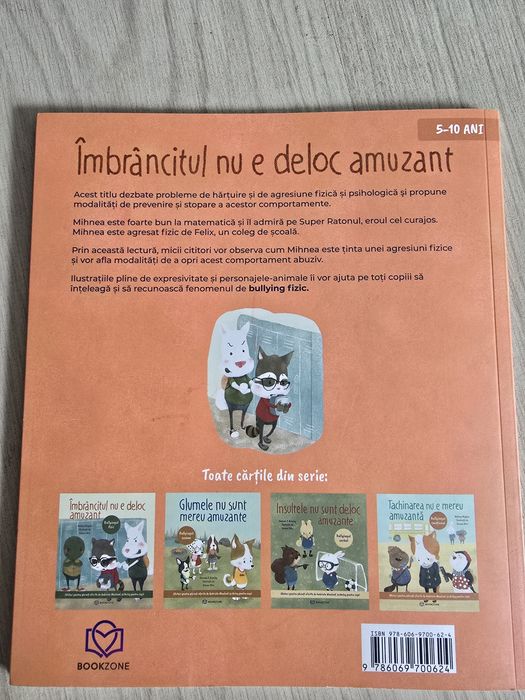 Cărți pentru 5-10 ani despre Bullying (verbal, emoțional, fizic și ascuns)