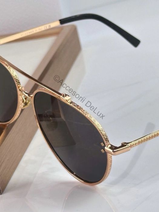 Ochelari de Soare Christian Dior CD Diamond A1U  F2A0 Aviator signature Noi Full Box [Verificare Colet] Gold