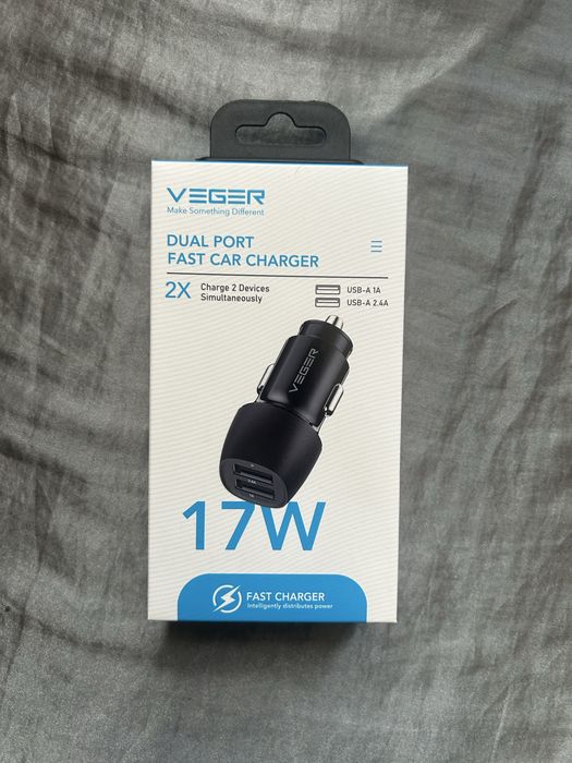 Incarcator Auto Veger Dual Port 17W - 2x USB