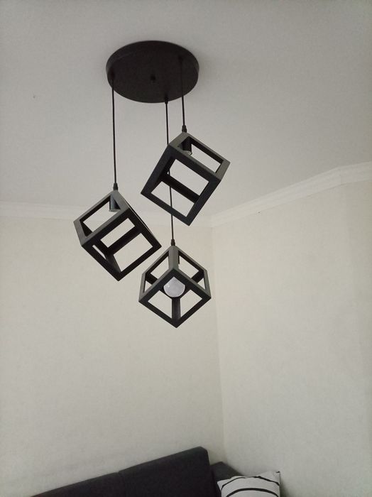 Люстра хаетек чёрный цвет