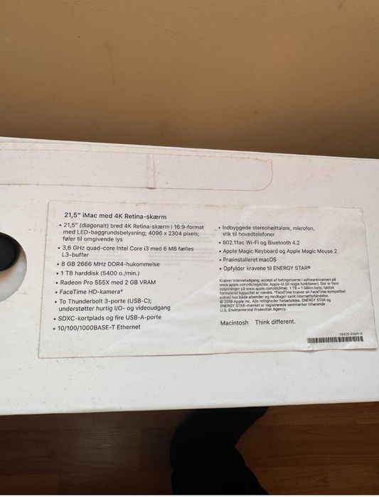 Apple Imac 21.5 2019