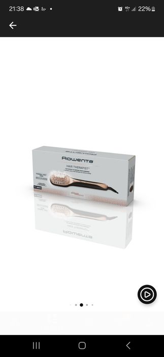 erie reparatoare cu abur Rowenta Hair Therapist™ CF9940F0, 165 W, timp