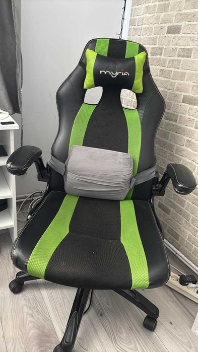 Scaun gaming/birou Myria Negru-Verde