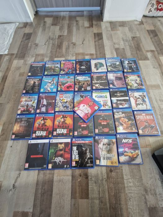 34 Jocuri PS4  Colectie | (RDR 2, Spider-Man, Last of Us,