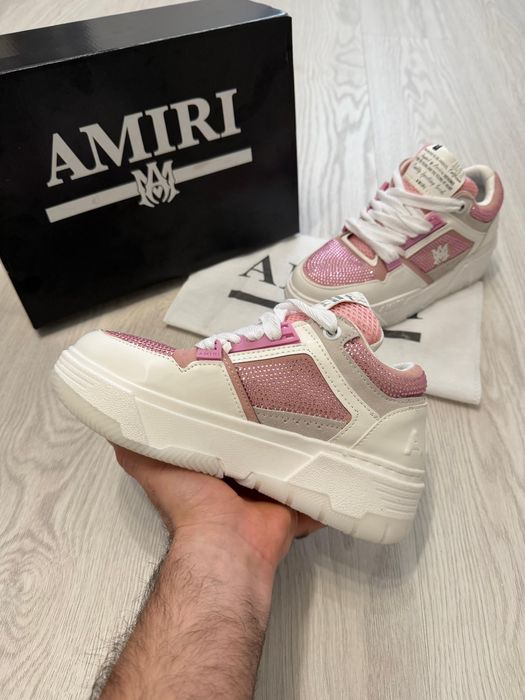 Adidasi Amiri MA1 roz pietricele