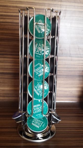 Поставка стойка за капсули Долче Густо, 24 бр. Dolce Gusto въртяща се