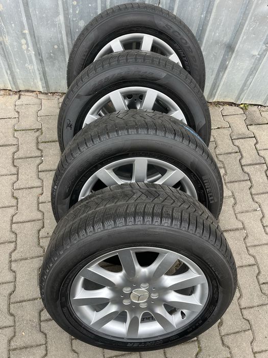 Jante aliaj 5x112mm, anvelope 255/55 R18, Mercedes ML, GLC, GLE