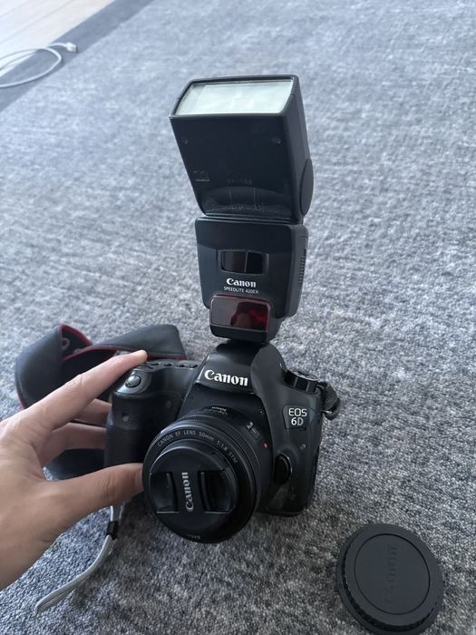 Canon 6D 50mm 1.8f +вспышка