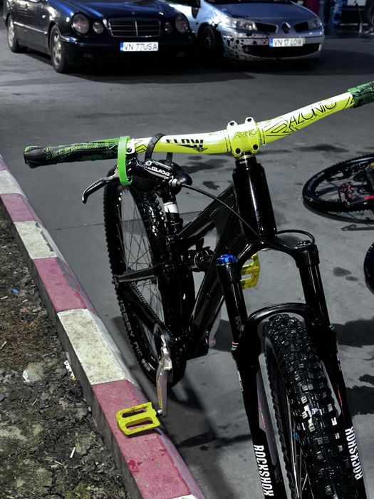 Bicicleta onooka ampak full suspension slope style dirt high-level!