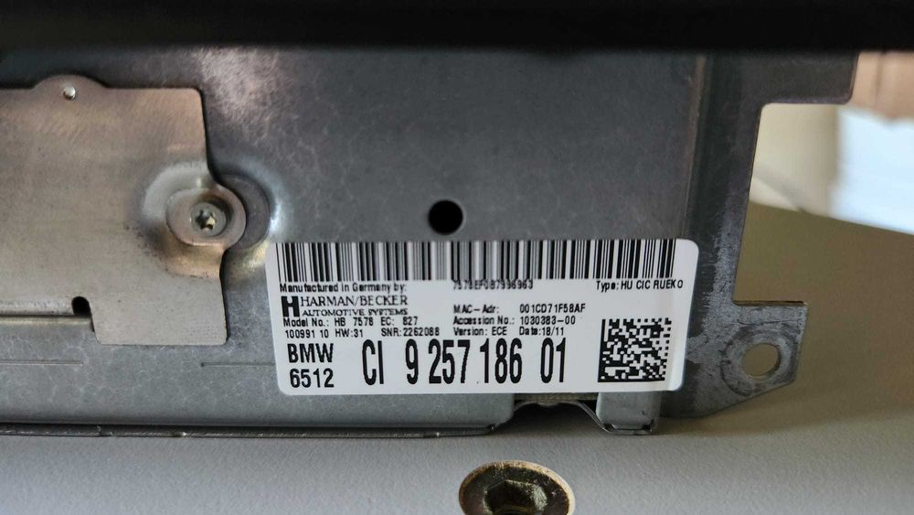 Navigatie navi mare profesionala CIC originala BMW E81 E82 E87 E88