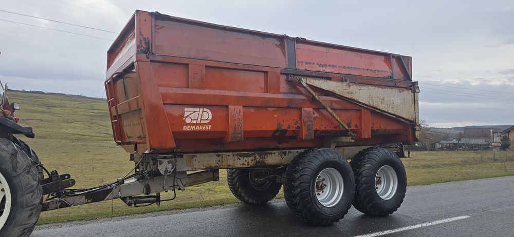 Remorca basculabila tandem tractor 12 tone incarcare