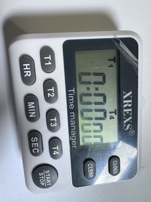 Cronometru / timer pentru 4 lansete / concurs pescuit