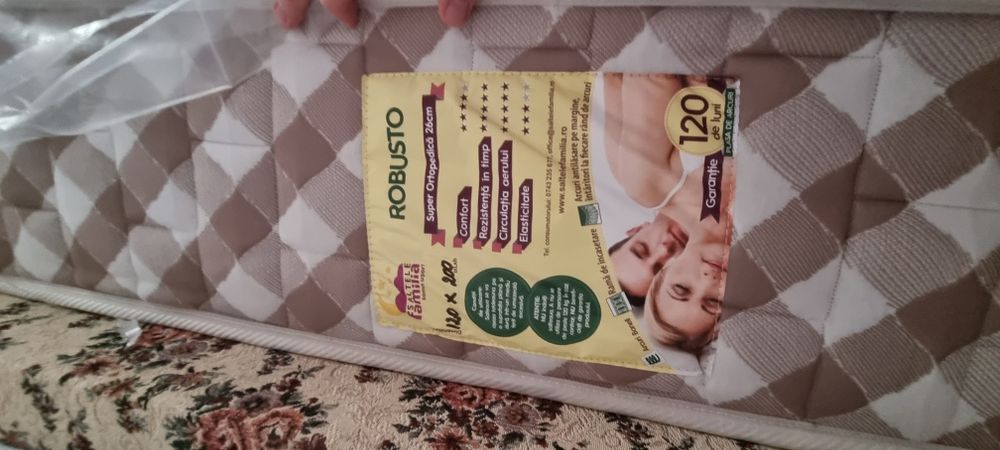 Saltea NOUĂ Premium 120x200 cm