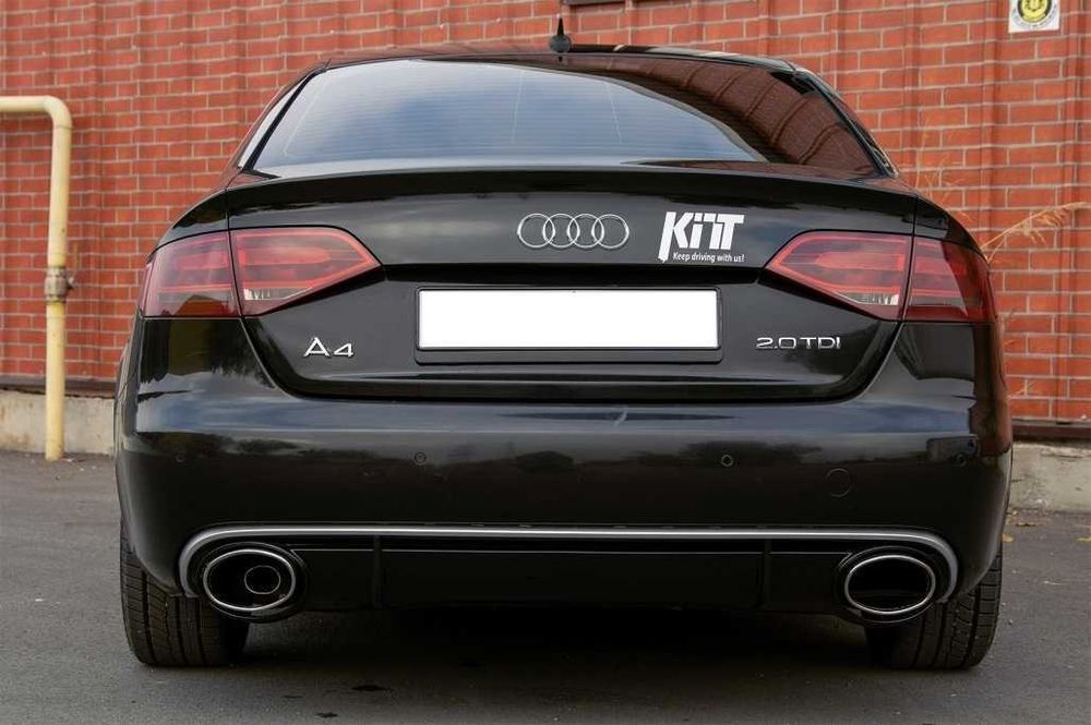 Difuzor Bara Spate si Tobe Audi A4 B8 (2007-2011) Sedan Avant RS4 Look