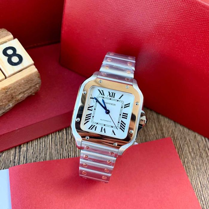 Автоматичен унисекс часовник Cartier Santos de Cartier Two-Tone