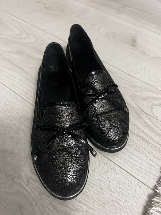 Балетки черные туфли