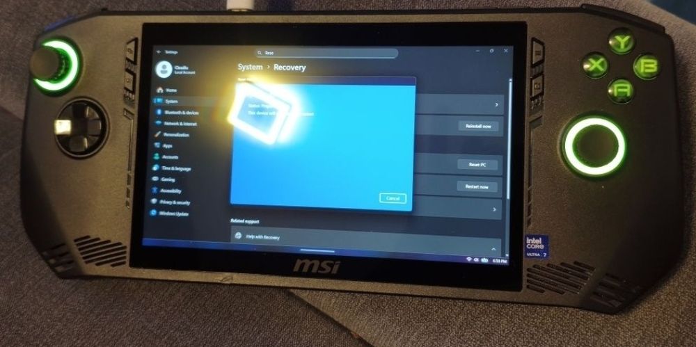 Laptop Dell si consola gaming MSI Claw cu garantie, I5 ultra, 16gb DDR 5, 512 Gb SSD