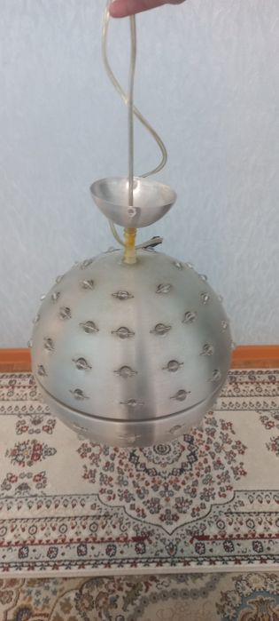 Продам бу люстру с камушками