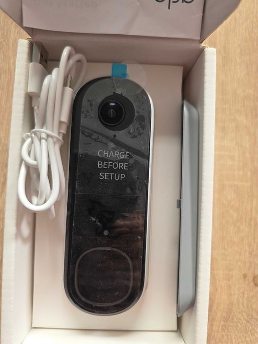 Sonerie video Arlo HD cu cameră wireless, 1080p, sonerie WiFi, senzor de mișcare, audio bidirecțional
