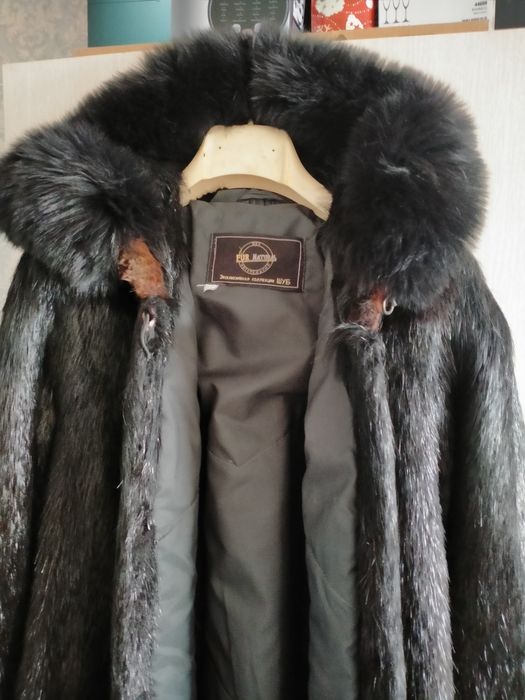 Женская нутриевая шуба