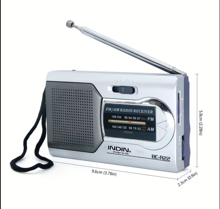 Radio portabil, AM/FM, alimentare cu baterie